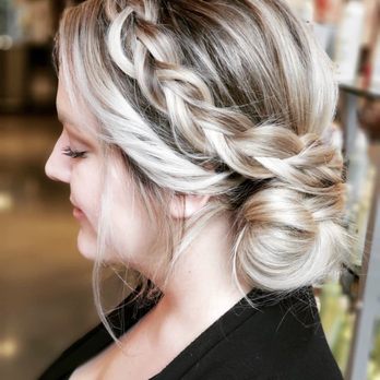 Salon Blond - Braided Elegant Bun by VICTORIA - Hair Salons Near Me - Dunedin, Florida