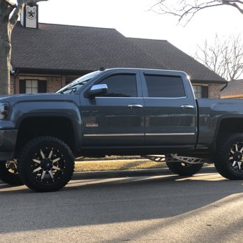 Cowboys Customs - 2014 GMC Sierra All Terrain, 8 inch Mcgaughys lift kit, Toyo Open Country R/T, Fuel Wheels - Auto Customization Near Me - Arlington, Texas
