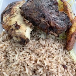 Golden Krust Caribbean Restaurant - Jerk chicken lunch special  Jerk Chicken