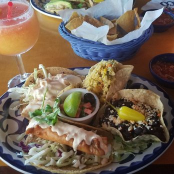 Casa De Pico - Fish tacos and a strawberry-mango margarita - Mexican Near Me - La Mesa, California