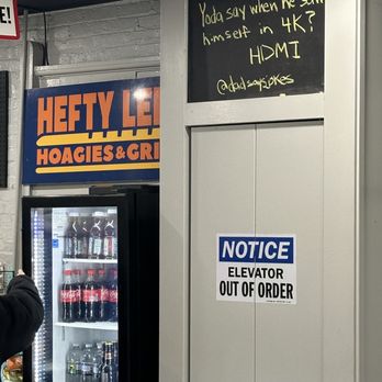 Hefty Lefty’s Hoagies and Grinders - Wonder if legit elevator at one time - Cheesesteaks Near Me - York, Pennsylvania Hefty Lefty’s Hoagies and Grinders - Wonder if legit elevator at one time - Cheesesteaks Near Me - York, Pennsylvania
