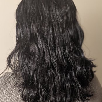 Geena Moon Salon - My hair cut after I washed and air dried it with no product. Feels so healthy and is soft and shiny! - Hair Stylists Near Me - Bellevue, Washington