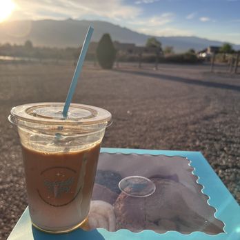 Delectable Baking - Time to enjoy the views with a latte and a cookie - Bakeries Near Me - Rio Rancho, New Mexico