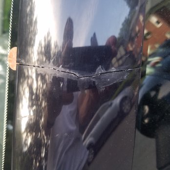 Auto Glass Now - Broken A pillar trim. Penny for scale. - Windshield Installation & Repair Near Me - Savannah, Georgia Auto Glass Now - Broken A pillar trim. Penny for scale. - Windshield Installation & Repair Near Me - Savannah, Georgia