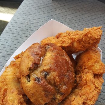 Circle K - 4 Piece Cajun Chicken Tenders w/Honey Drizzled Blueberry Biscuit. - Gas Stations Near Me - Eustis, Florida