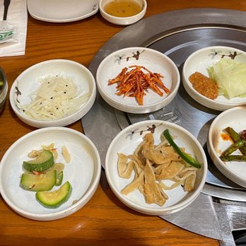 Kum Sung BBQ - Various side dishes - Korean Near Me - Flushing, New York Kum Sung BBQ - Various side dishes - Korean Near Me - Flushing, New York