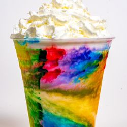 The Working Cup - Rainbow Frap flavor it up with your favorite!