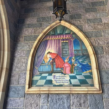 Sleeping Beauty Castle Walkthrough - Mural in castle - Amusement Parks Near Me - Anaheim, California Sleeping Beauty Castle Walkthrough - Mural in castle - Amusement Parks Near Me - Anaheim, California