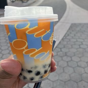 Odd One Out Tea - My champion milk, tea with brown sugar, Boba and way less sweetness - Bubble Tea Near Me - Santa Monica, California