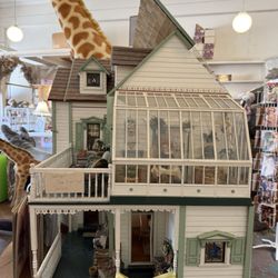 Susan's Store Room - Side view of the Victorian Doll House