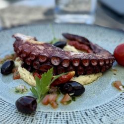 Dormy House - Octopus leg from the restaurant