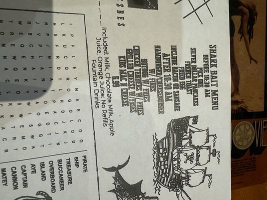 Menu photo 1 Shark Pit Bar & Grill Cocoa Beach, FL Menu photo 1 Shark Pit Bar & Grill Cocoa Beach, FL