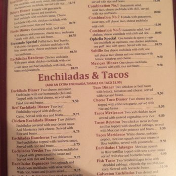 Casa Cavazos - Menu pg 3 - Mexican Near Me - Dallas, Texas