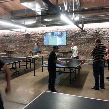 Ace Eat Serve - Table tennis going on. - Asian Fusion Near Me - Denver, Colorado