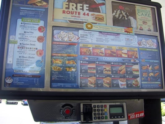 Menu photo 3 Sonic Drive-In Modesto, CA