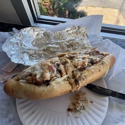 Christinas JG. Pizza - Grilled Chicken Kabob Sub.