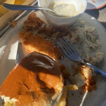Spechts Texas - What's left of a country fried steak - American Near Me - San Antonio, Texas