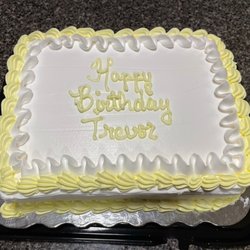 Hannaford Supermarkets - Their bakery is great. Sweet staff and the cake was delicious!