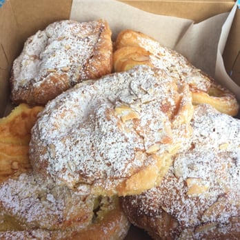 Paris Bakery Cafe - Almond croissants w/ cream cheese croissant, ham & cheese croissant, and angel wings underneath - Bakeries Near Me - Monterey, California Paris Bakery Cafe - Almond croissants w/ cream cheese croissant, ham & cheese croissant, and angel wings underneath - Bakeries Near Me - Monterey, California