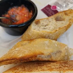 Bodegas Gargallo - (Not on the menu) starter Tomatoes and bread, add some olive oil and salt to taste, very nice appetizer