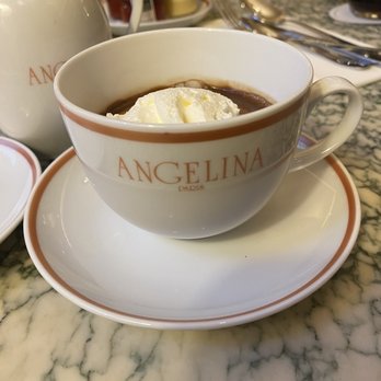 Angelina - Hot chocolate + whipped cream - Breakfast & Brunch Near Me - Paris, 75 Angelina - Hot chocolate + whipped cream - Breakfast & Brunch Near Me - Paris, 75