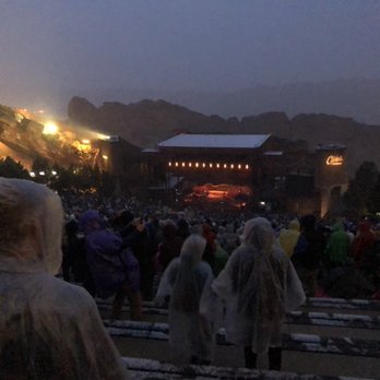 Red Rocks Amphitheatre - Cold and wet in the snow at Florence and the Machine show - Music Venues Near Me - Morrison, Colorado