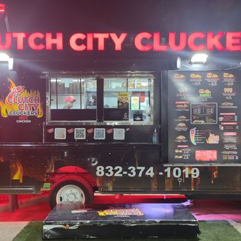 Clutch City Cluckers South Main - Side of the truck - Food Trucks Near Me - Houston, Texas Clutch City Cluckers South Main - Side of the truck - Food Trucks Near Me - Houston, Texas