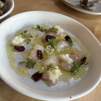 Range Life - Halibut crudo yes - Desserts Near Me - Livermore, California Range Life - Halibut crudo yes - Desserts Near Me - Livermore, California