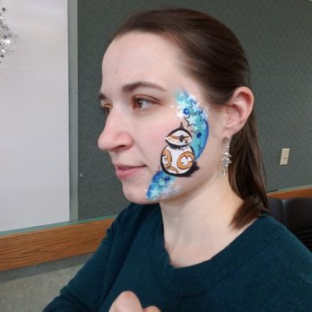 Art Time Face and Body Painting - BB8 - Face Painting Near Me Art Time Face and Body Painting - BB8 - Face Painting Near Me