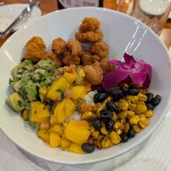 Legends Club Grill - Hot Honey Shrimp Bowl