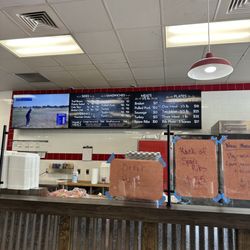 Menu for smokin barrel bbq