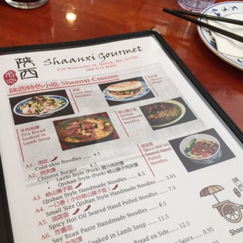 Shaanxi Gourmet - Their Menu - Chinese Near Me - Natick, Massachusetts