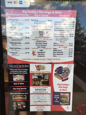 Menu photo 5 Big Daddy's Hot Dogs North Palm Beach, FL Menu photo 5 Big Daddy's Hot Dogs North Palm Beach, FL