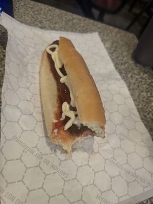 Foot Long Hot Dog by null