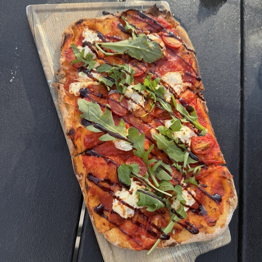The Rum Runner - Burrata Flatbread - Seafood Near Me - Sea Bright, New Jersey The Rum Runner - Burrata Flatbread - Seafood Near Me - Sea Bright, New Jersey