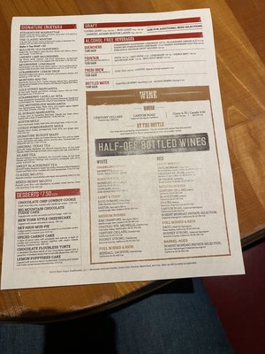Menu photo 2 Black Angus Steakhouse Bakersfield, CA