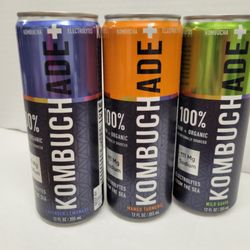 Kombuchade - Kombuchade+ with added electrolytes for hydration.
Certified Kosher by cRc Kosher
Wild Guava
Mango Turmeric
Lavender Lemonade