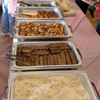 Original Kabob Factory - Rice, beef luleh, chicken kabob, grilled tomatoes and peppers - Mediterranean Near Me - Glendale, California Original Kabob Factory - Rice, beef luleh, chicken kabob, grilled tomatoes and peppers - Mediterranean Near Me - Glendale, California