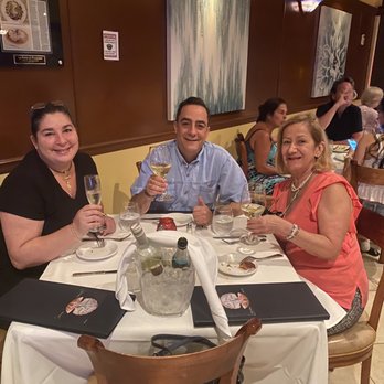 La Perla Di Pompano - Wife, me and Mom - Italian Near Me - Pompano Beach, Florida