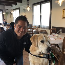 Here in the dining room with Ice! Here in the dining room with Ice!