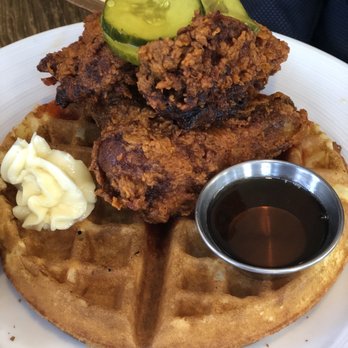 Revival - Chicken and waffles with Tennessee hot - Southern Near Me - Minneapolis, Minnesota