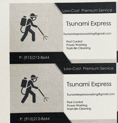 Tsunami Express Outdoor Maintenance
