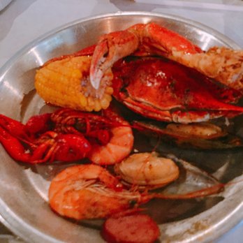 Shaking Crawfish - All Seafood Combo, we transferred some of them in the plate. - Seafood Near Me - Doraville, Georgia Shaking Crawfish - All Seafood Combo, we transferred some of them in the plate. - Seafood Near Me - Doraville, Georgia