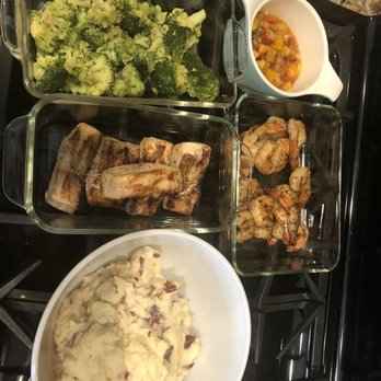 Bonefish Grill - This was only half of the Easter meal we got. Also included salad, bread, cookies, and cheesecake. - Seafood Near Me - Upper Saint Clair, Pennsylvania