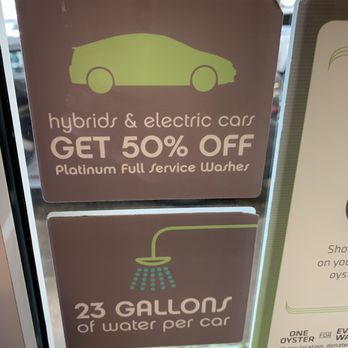Canton Car Wash - Hybrids and electric cars get 50% off platinum full service washes (as of 4/20/2019) - Auto Detailing Near Me - Baltimore, Maryland