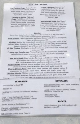 Menu photo 2 Secret Cove Restaurant Anacortes, WA Menu photo 2 Secret Cove Restaurant Anacortes, WA