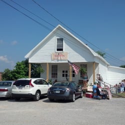 Storefront on market day