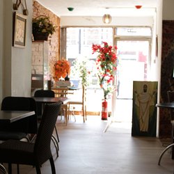 Andu Café - The interior of Andu Cafe - inside to outside (pic 2)