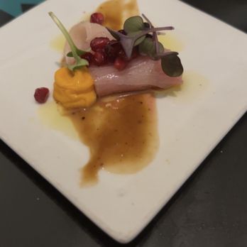Coyote Cafe - Yellow fin crudo or snapper?? So good - New American Near Me - Santa Fe, New Mexico Coyote Cafe - Yellow fin crudo or snapper?? So good - New American Near Me - Santa Fe, New Mexico