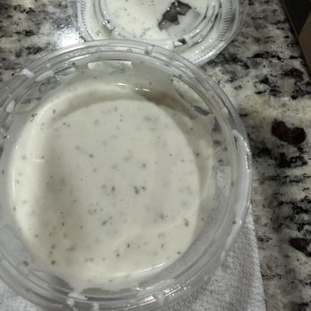Pizz-a-Perfection - They handed me a small bag with a couple of ranch dressing, pepper flakes and Parmesan cheese packets - Pizza Near Me - Bakersfield, California
